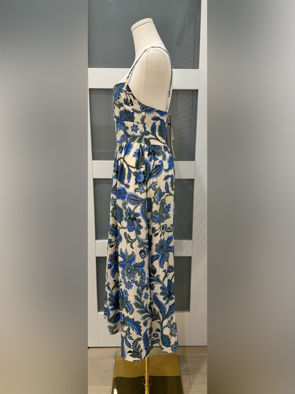 Zara The June Dress Blue Floral Maxi Dress NWT M $69.90 - Picture 5 of 9